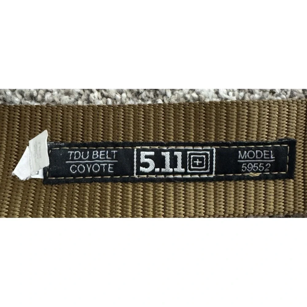5.11 Tactical Belt Mens TDU Belt 59552 Trainer Nylon Rip Resist Coyote Brown LG